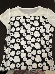 Floral Print Lace Top