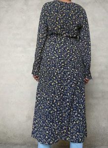 Floral Print Long Sleeve Dress