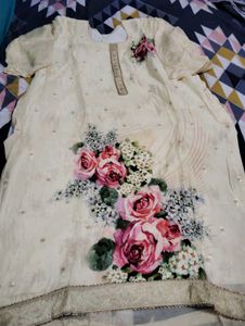 Elegant Floral Kurta Set