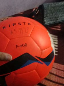 Orange and Blue Soccer Ball