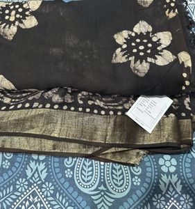 Brand New Trendy Batik Handloom Saree .