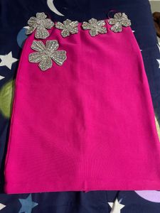Amazing Viral Pink Rhinestone Co-ord Set