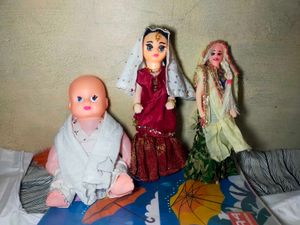 Set of 3 Dolls