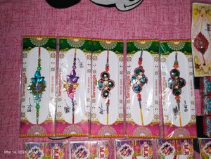 Rakhi Pack Of 17 Beautiful 😻 ❤️ 🤩