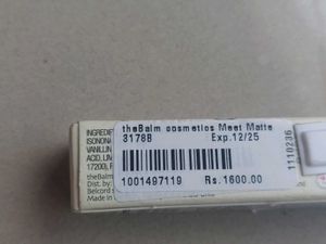 theBalm Cosmetics Liquid Lipstick Full Size