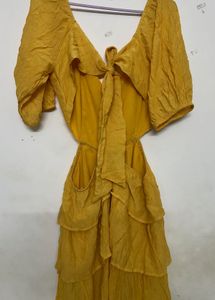 Back Tying Gown