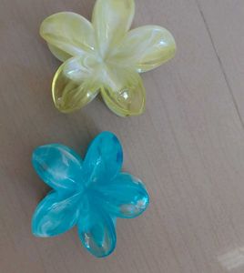 Flower Hair Claw Clips (Set of 1)