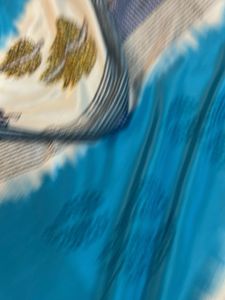 blue saree with blouses