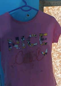 Cute Pink Girls T-shirt