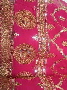 Pink & Gold Embellished Kurta
