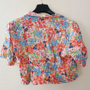 Floral Button-Down Shirt