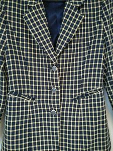 Checked Vintage Blazer