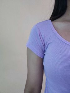 Lavender Fitted Top
