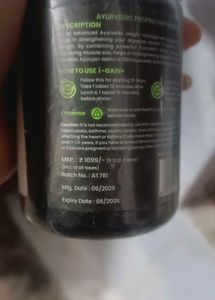 Ayuvya Ayurvedic Weight Supplement