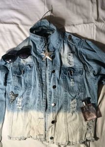 Distressed Denim Jacket
