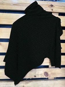 Stylish Black Knit Sweater