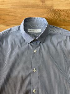 Giordano Striped Blue Shirt