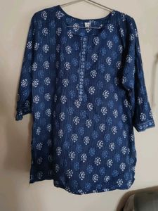 Stylish Blue Printed Top