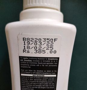 Matrix Opti Care Neutralizer + Step One Cream Free