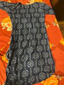 Beautiful Navy Blue Kurta
