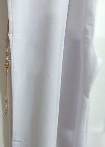 White Palazzo With Siroski Work
