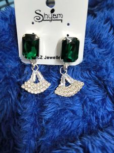 Emerald Green Earrings