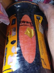 Orange Colour Mono Kite Fighter With Golden Chip
