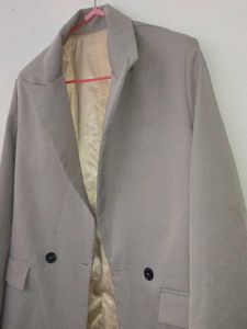 Oversized Grey Blazer From Urbanic