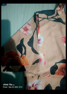 Floral Wrap Maxi Dress