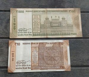Vip &amp; Semi Vips Number Hundred and Ten Rs Note