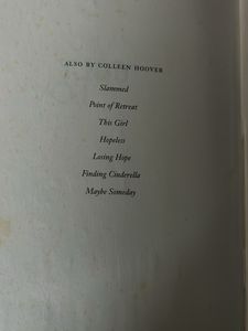 Ugly Love by Colleen Hoover
