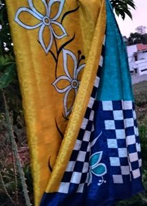 Elegant Teal Saree