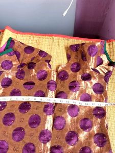 Purple 💜 Tissue Cloth With Shawl