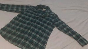 Oversized Pullover Checkered Shirt