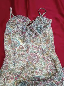 Paisley Print Maxi Dress