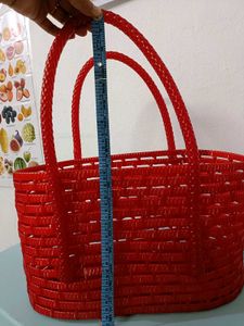 Handmade Plastic Wire Basket