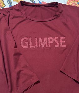 Glimpse Maroon T-shirt