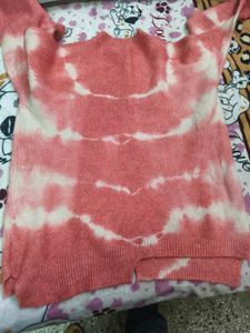 New Tie-Dye Pullover Sweater in XXL size
