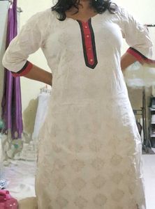 White Kurti