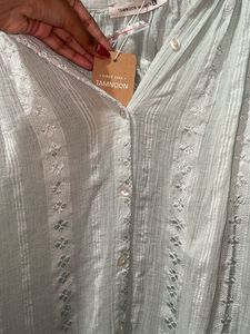 White Embroidered Tunic Dress