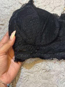 Black Embellished Bralette ❤️