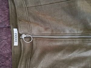 Front Zipper Skirt