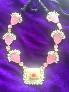 Pink Monalisa And Pearl Set