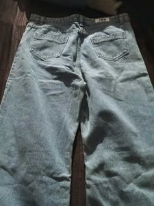 Distressed Wide Leg Jeans