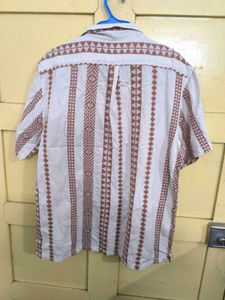 Patterned Short Sleeve Shirt