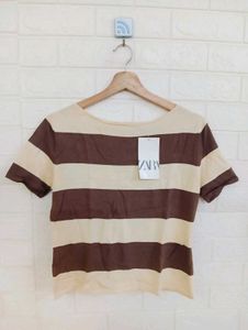 Striped Brown T-Shirt