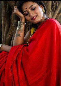 Brand New Uttariya tissue Saree