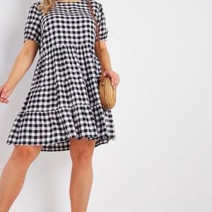 Gingham Checkered Dress