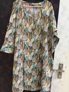 Green Colour Xxl Kurti