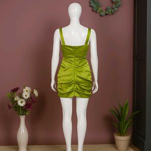 Green Bodycon Mini Dress
